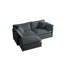 Jensen 2-Seater Chenille Upholstered Sofa with Ottoman-1971488798