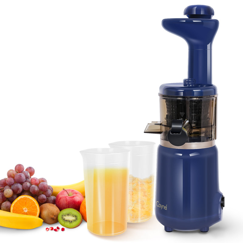 Extracteur de jus à presser à froid compact et portable CAYNEL, Bleu