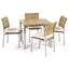 Chaise de patio empilable en teck