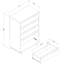 Commode 5 tiroirs Noah Kids