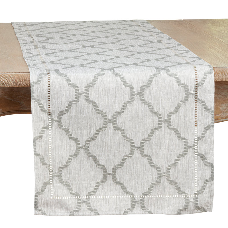 Table Runner, 108" x 16", Gray