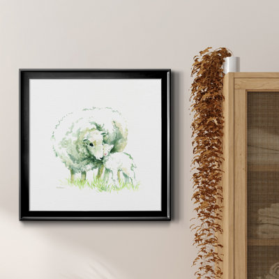 " Sheep And Lamb " Painting Print
