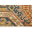 Rug & Kilim’S Dragon Rug In Gold And Blue With Geometric-Floral Patterns