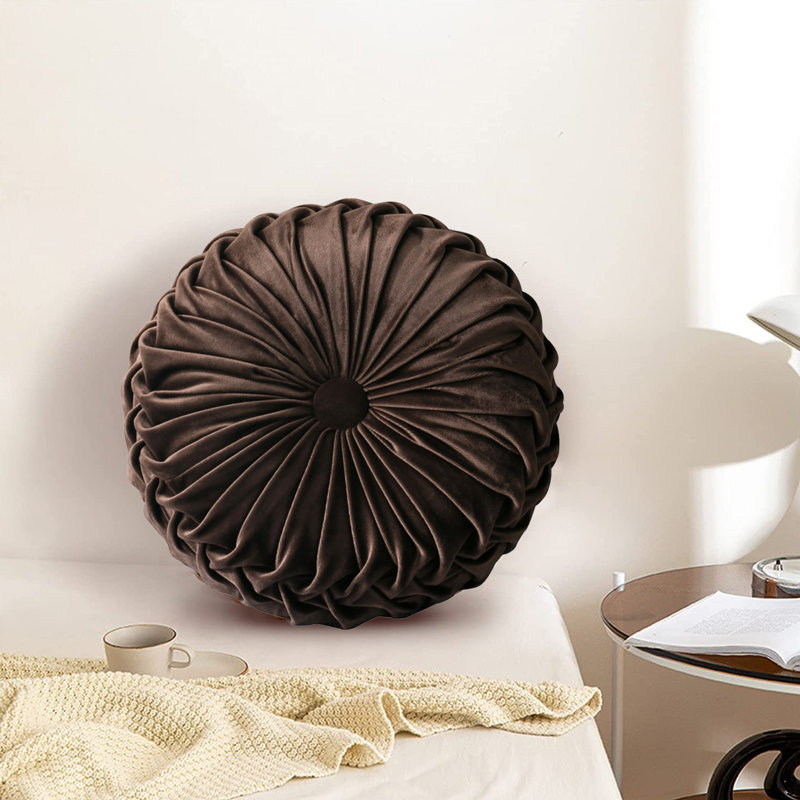  Coussin en velours, Café