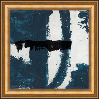 Black And Blue " Black And Blue 3 " by Thom Filicia Painting Print