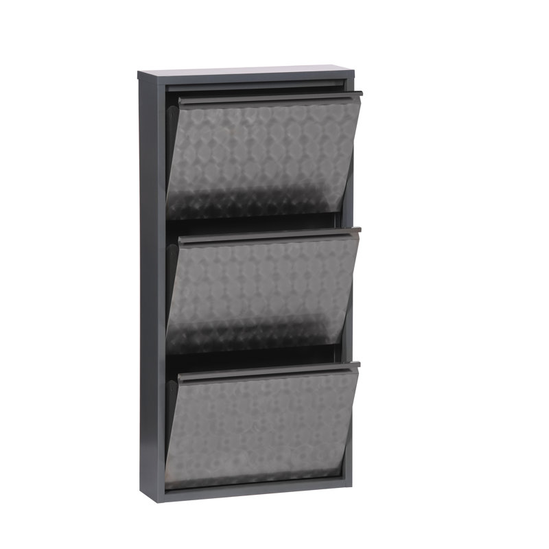 6 Pair Flip Down Shoe Storage