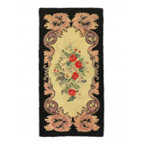 Mekiel Floral Area Rug in Beige