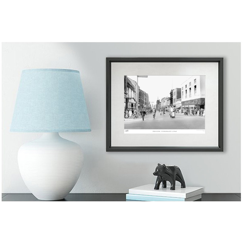 Preston, Fishergate C1960 - Single Picture Frame Print, 40cm H x 50cm W x 2.3cm D