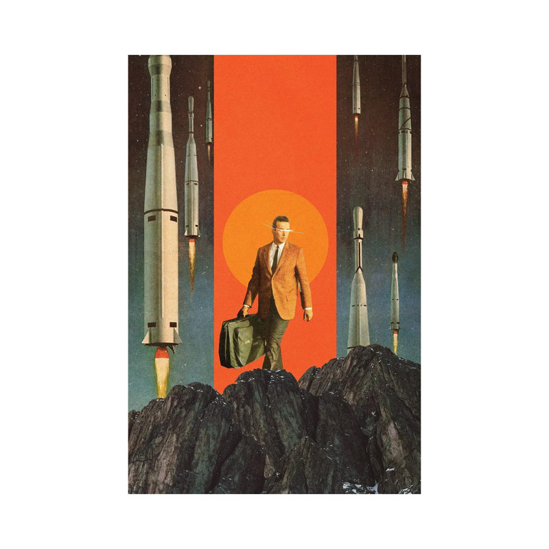 The Departure by Frank Moth - Print on Canvas, 45.72cm H x 30.48cm W x 1.91cm D, Wrapped Canvas
