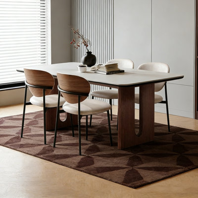 Simple style rectangular dining table
