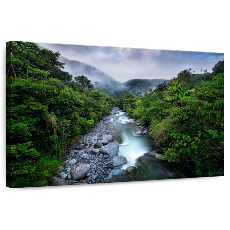 Alvord, rivière de la jungle colombienne, H 20 po x l 30 po