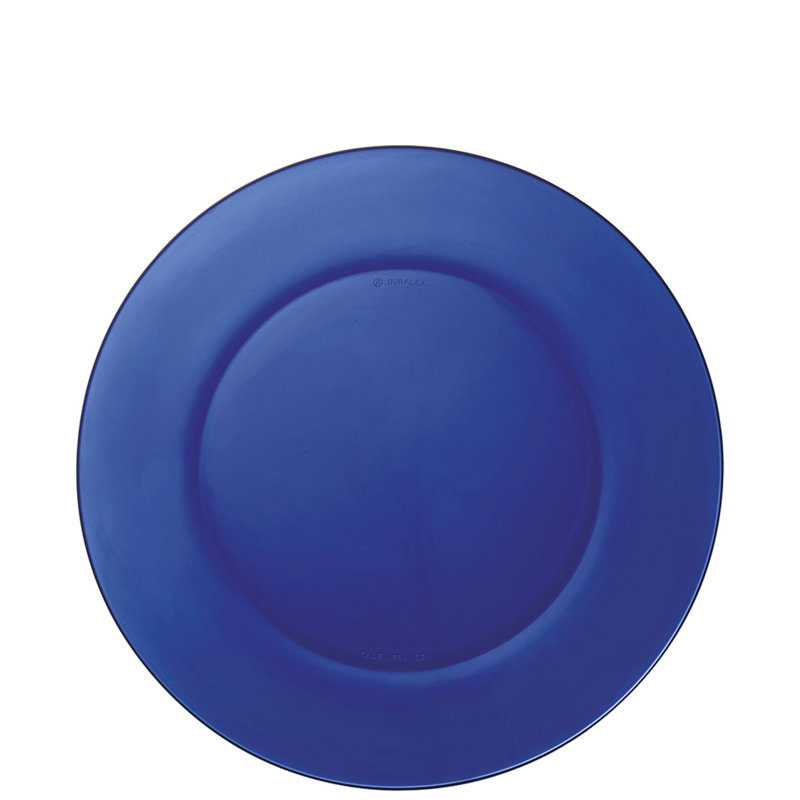 Assiette plate 9 po Duralex Lys, Bleu très foncé