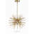  NovaBurst 12-Light Antique Brass Sputnik Chandelier-751163954