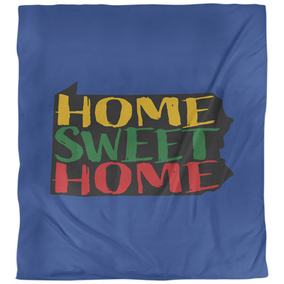 Housse de couette simple réversible Home Sweet Pennsylvania