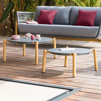 Seatonville Round Outdoor Coffee Table - 76 cm W 72 cm D