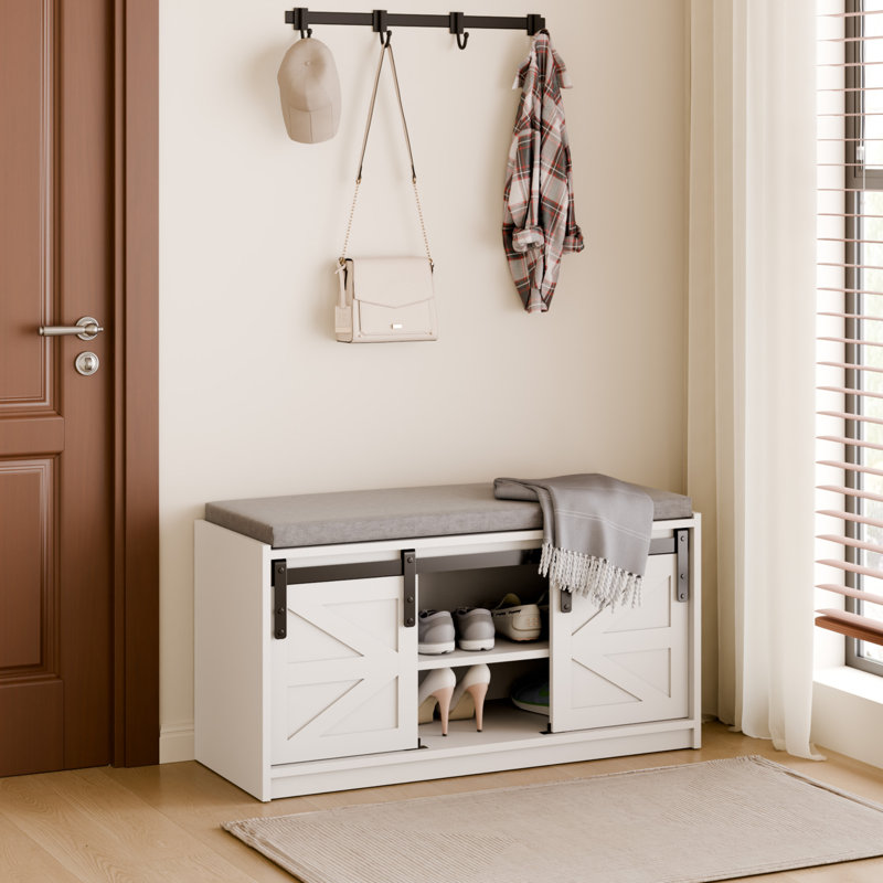 Foam Padding Upholstered Storage Bench