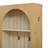 Farmhouse Wooden Style Hall Tree with Arched Design, Elegant Entryway Bench with Retro Hooks, Rustic Coat Rack & Shoe Organizer with Drawers-287169189