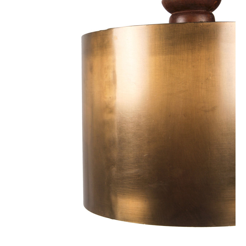 Usamah 1 - Light Bronze Cylinder Pendant