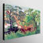 Exotic Landscape by Henri Rousseau - Wrapped Canvas Painting-247480736