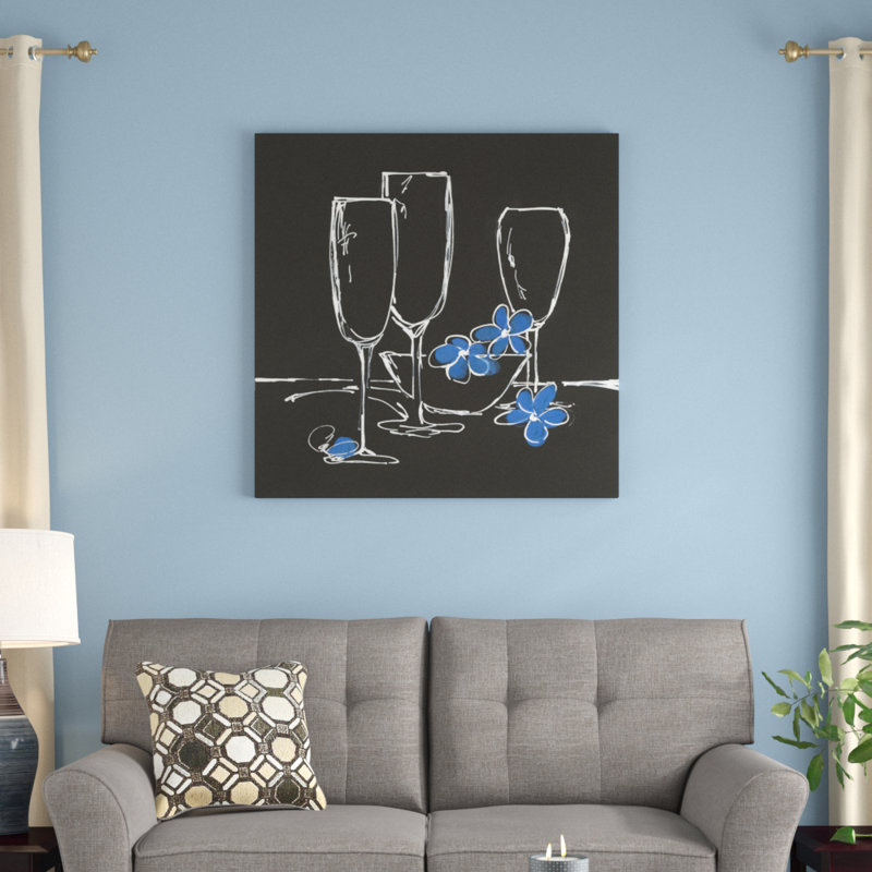 Reproduction d’art sur toile « Sparkling Times » par Chris Paschke-sans cadre, H 36 po x l 36 po