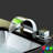Chrome Single Handle Bathroom Sink Faucet with Compact Design