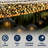 10-Light Indoor/Outdoor 10 ft. Rustic Farmhouse Incandescent G40 Metal Cage Shade String Lights