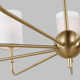 Rowley 9 Light Metal Dimmable Chandelier