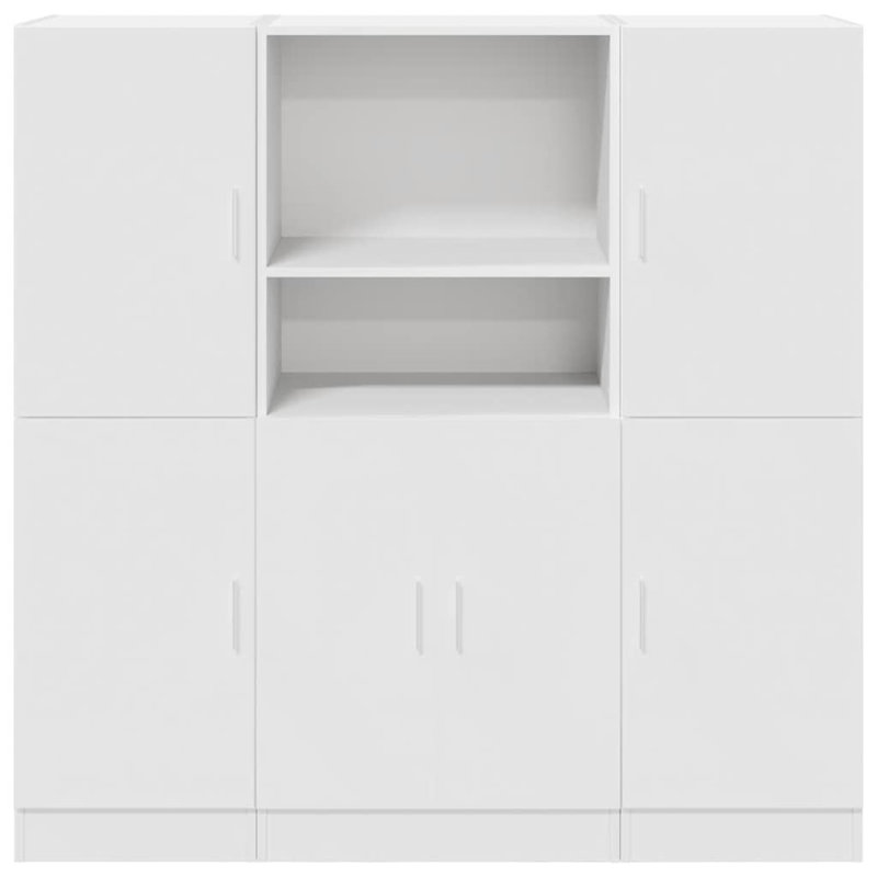 2 131.5cm Kitchen Pantry, White