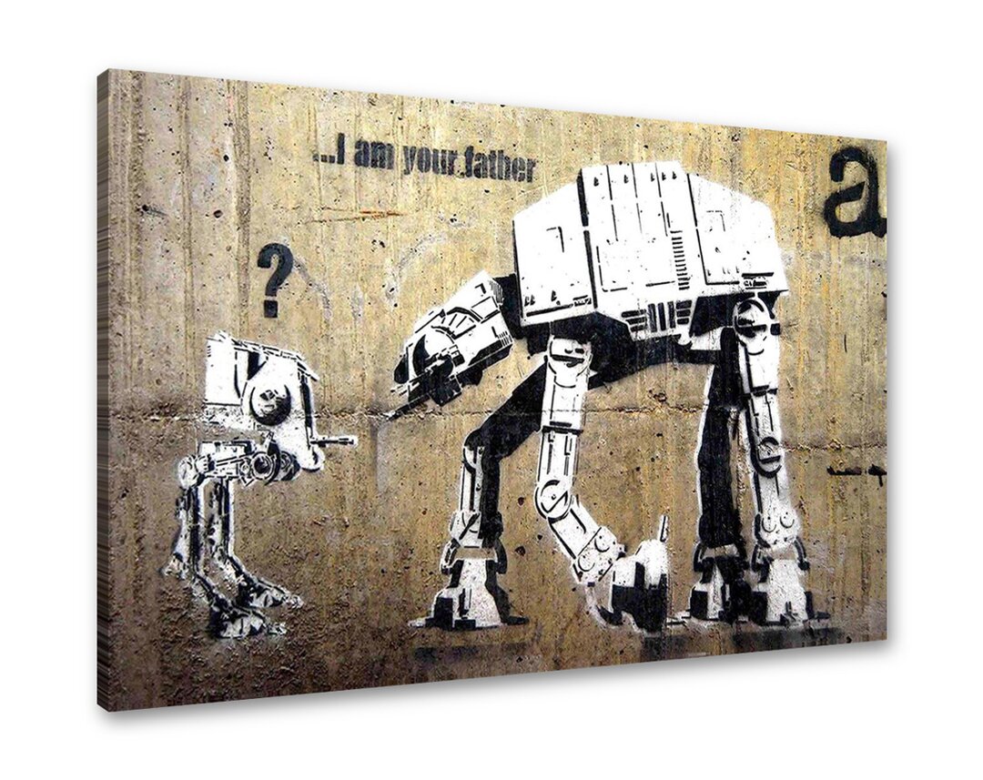 Leinwandbild I am your Father von Banksy