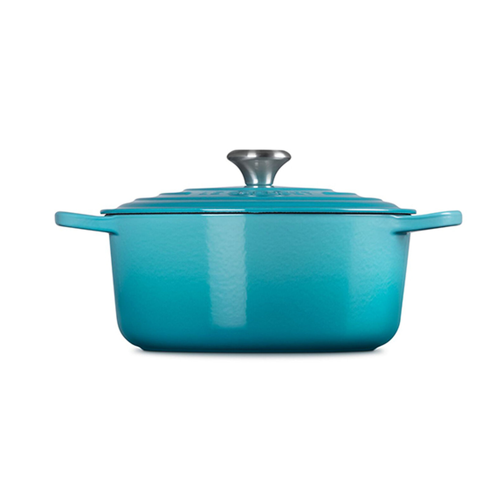 Le Creuset Signature Enameled Cast Iron Round Dutch Oven with Lid, 5.5 quarts, Caribbean