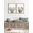 Elephant Front and Back by Amy Peterson Framed Canvas Wall Art Set