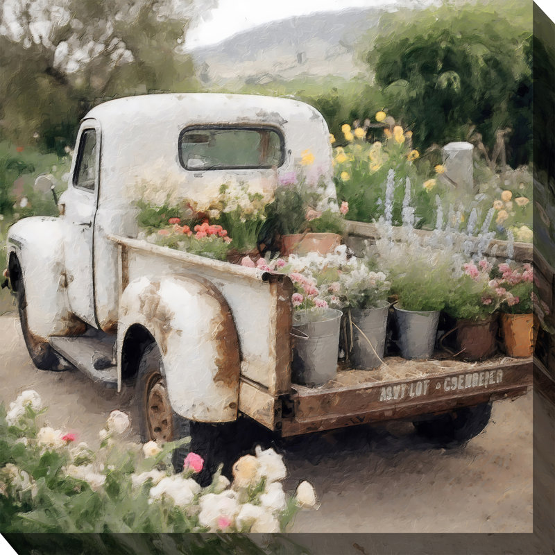 «Off to Market», art sur toile d'extérieur