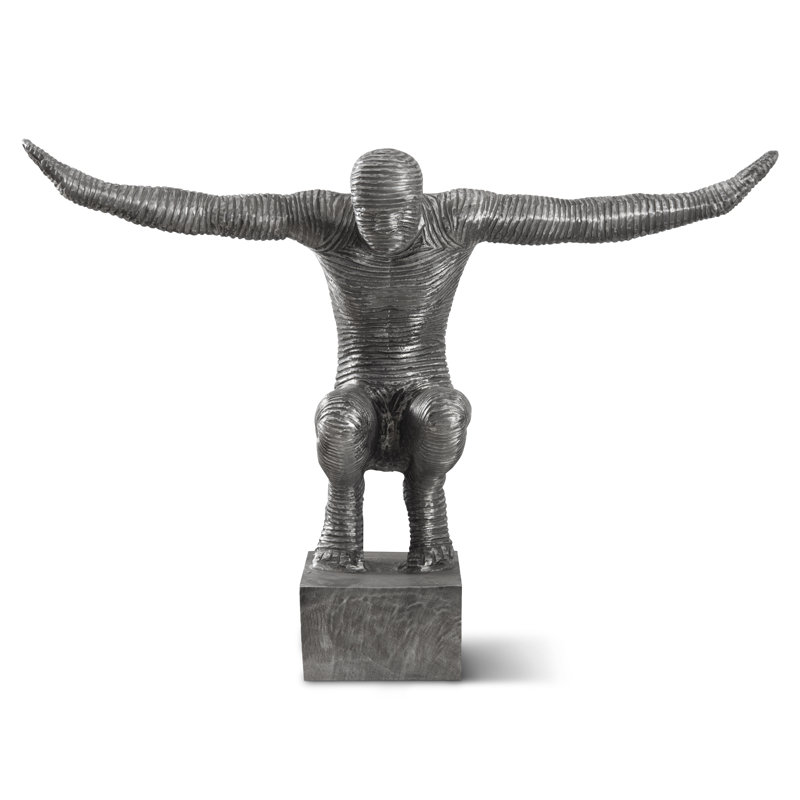 Outstretched Arms Sculpture, Aluminum, Small