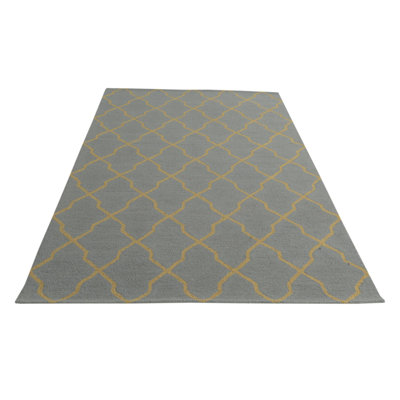 Tapis bleu clair 5x8 Pineland