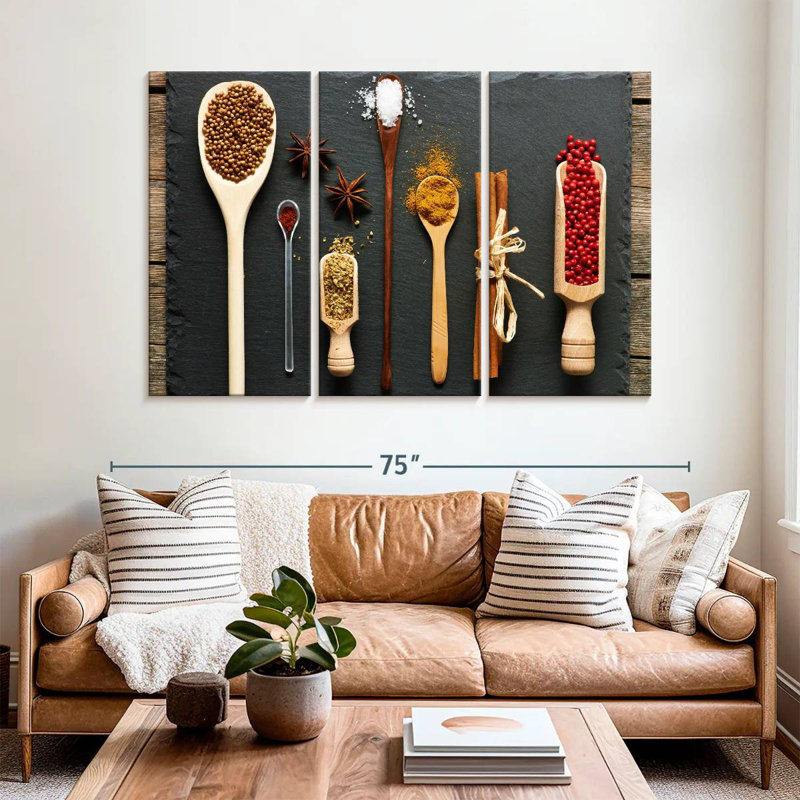 Yarlin Kitchen Spices, 42" H x 65" W