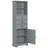 Tall Storage Cabinet With 3 Drawers And Adjustable Shelves-648106438