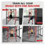 Multi-Function Power Cage with Adjustable Cable System and Pull-Up Bar