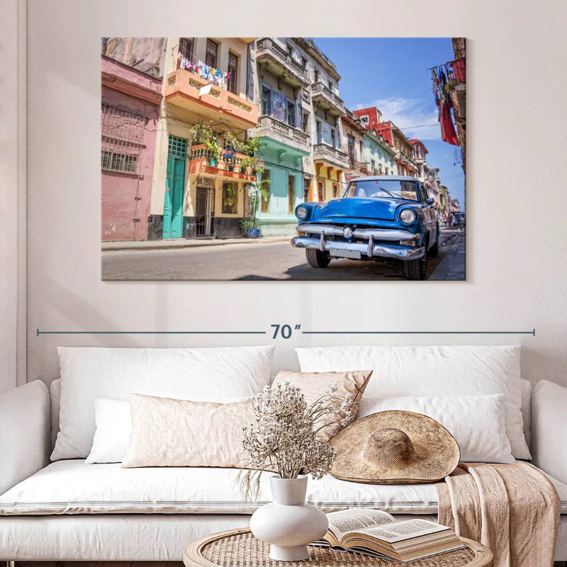 Voiture cubaine rétro Mehar, H 34 po x l 51 po