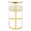 Roncy Upholstered Counter Stool with Metal Frame-180695124