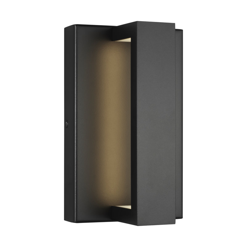 Windfall - Light LED Outdoor Wall Light, 8.2" H x 5" W x 3.9" D