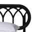 Kedzie Baxton Studio Florica Art Deco Black Wood Queen 5-Piece Bedroom Set