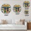 Petit café asiatique sous un toit de tuiles - horloge murale industrielle-1600596042