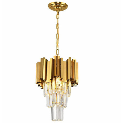 Luminaire suspendu en cristal 3 lumières