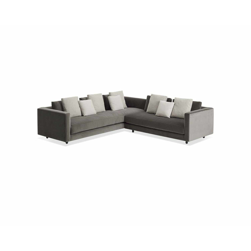 Hands Down Sectional, Right Hand Facing, Tofte Navy, Tofte Navy Polyester Blend