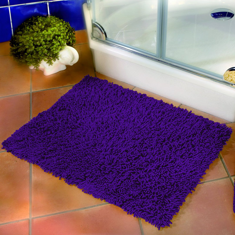 New York Cotton Bath Rug, Lime, 60 x 100cm