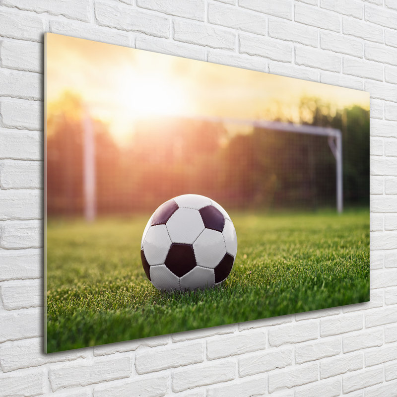 Football - No Frame Print on Glass