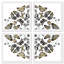 Wings Modern Design - Ensemble de 4 impressions sur cadre flottant-70291947-70291948