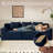 71" Corduroy Loveseat Sofa, 3-Seater Cloud Couch, Boneless Couch in a Box, Comfy Deep Seat Sofa with Memory Foam, Pillows and Wide Armrests, Modern Small Couches for Small Spaces, No Assembly(71 inch diagonal armrest)-450999610