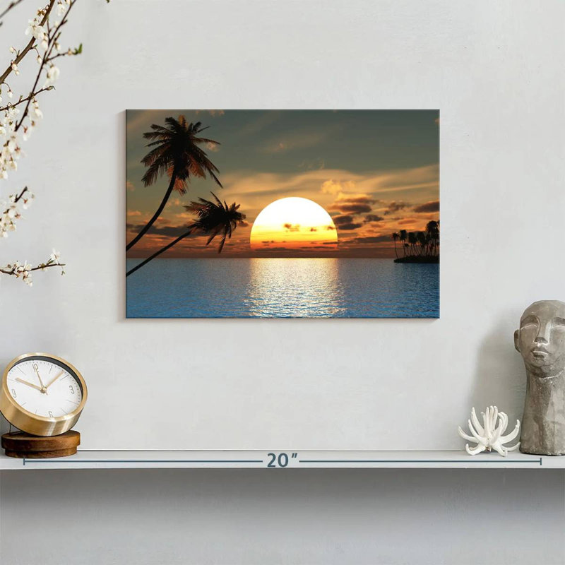 Gillard Ocean Palms Sundown, 8" H x 12" W