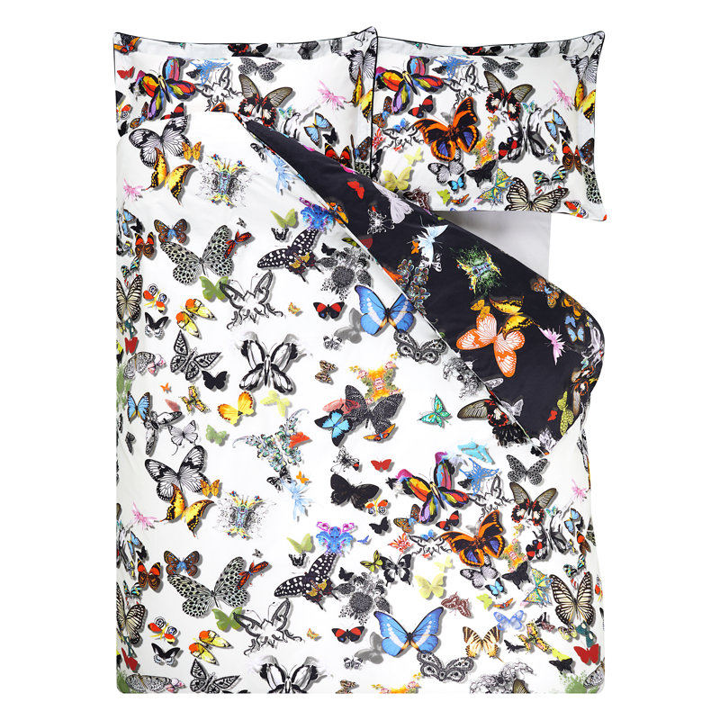 Butterfly Parade Opalin Duvet Cover, King Duvet Cover